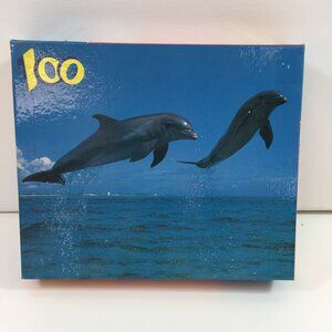 Treasure Club 100 Piece Puzzle Ocean Sea Dolphins Marine Life Beach Family Kids